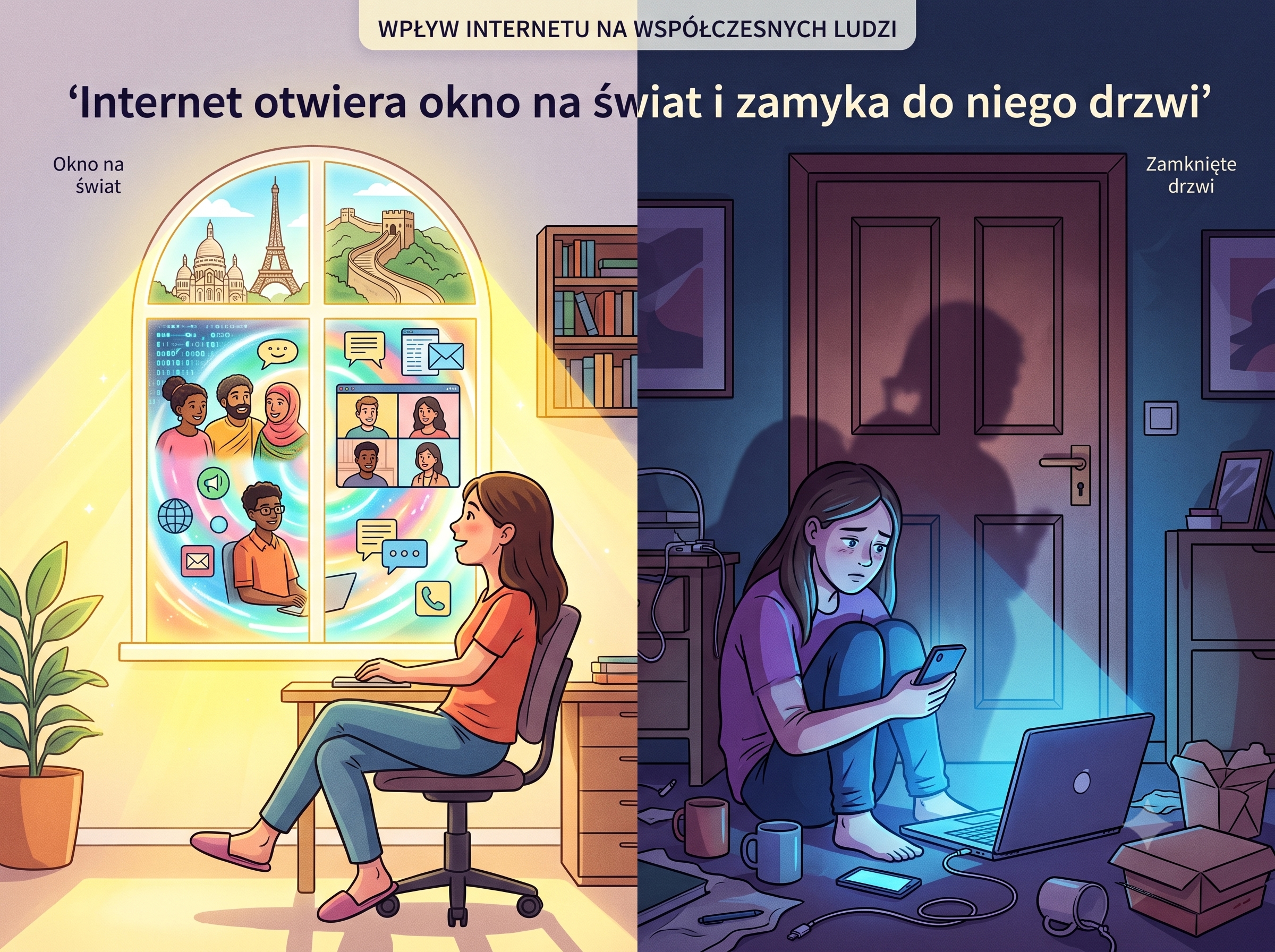 Internet otwiera okno na świat i zamyka do niego drzwi